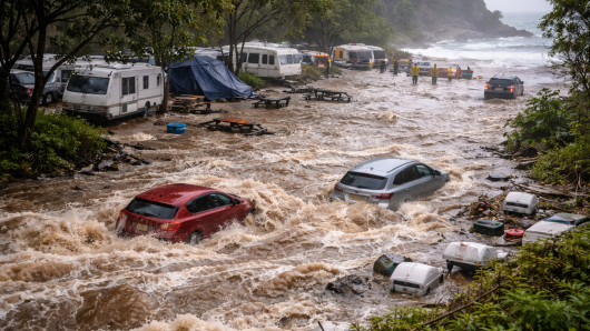 Flash Flood Chaos on Australia’s Great Ocean Road: Holiday Hotspots Turn Into Emergency Zones