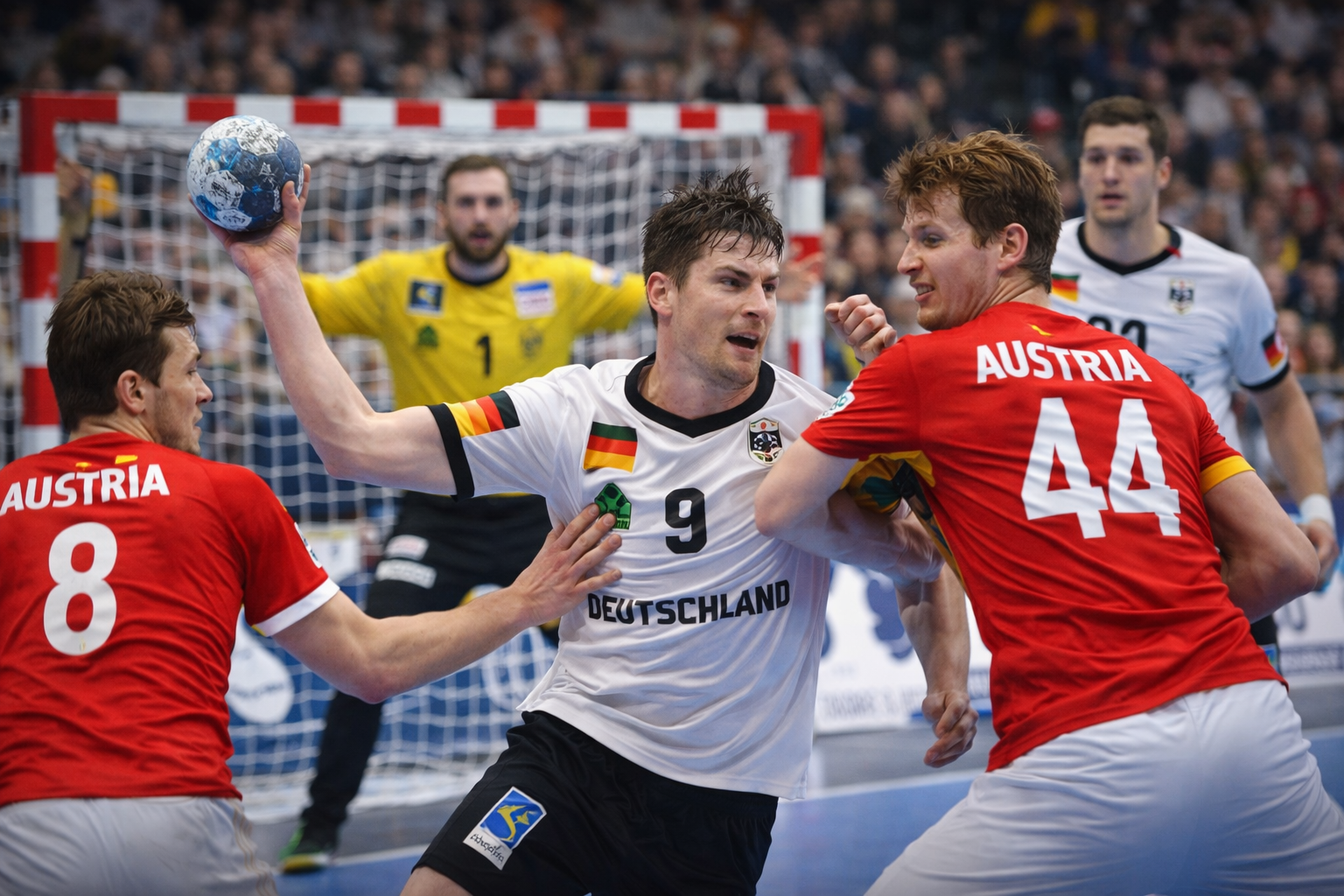 Germany Faces Austria as Men’s Handball European Championship 2026 Action Continues