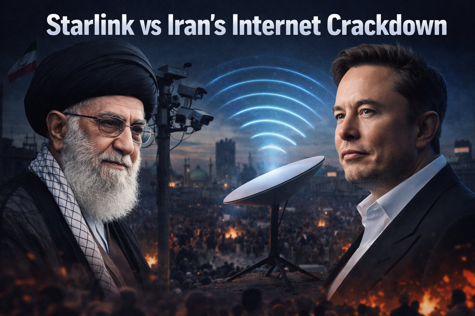 Ongoing: Iran Targets Starlink Users in Effort to Block Protest Footage From Reaching the World