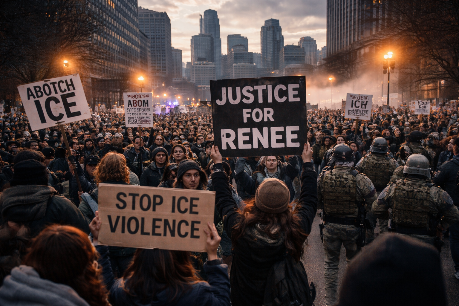 Mass Protests Erupt in Minneapolis Following Fatal ICE Shooting During Immigration Enforcement Operation