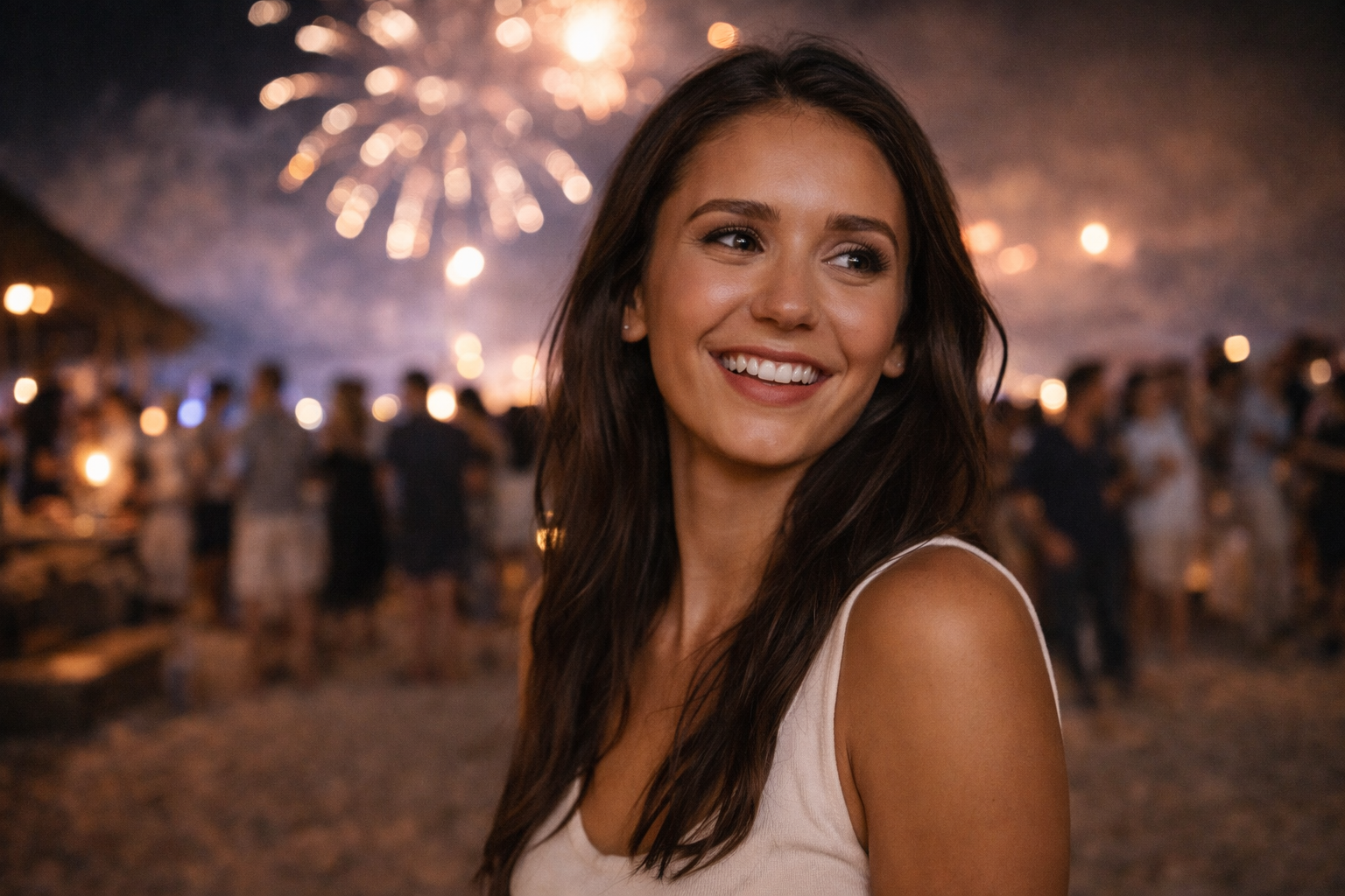 Completed: Nina Dobrev Seen Celebrating with Ex-Boyfriend Glen Powell After Split from Shaun White