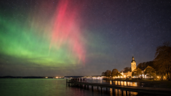 Northern Lights Visible Across Parts of Germany After Geomagnetic Activity