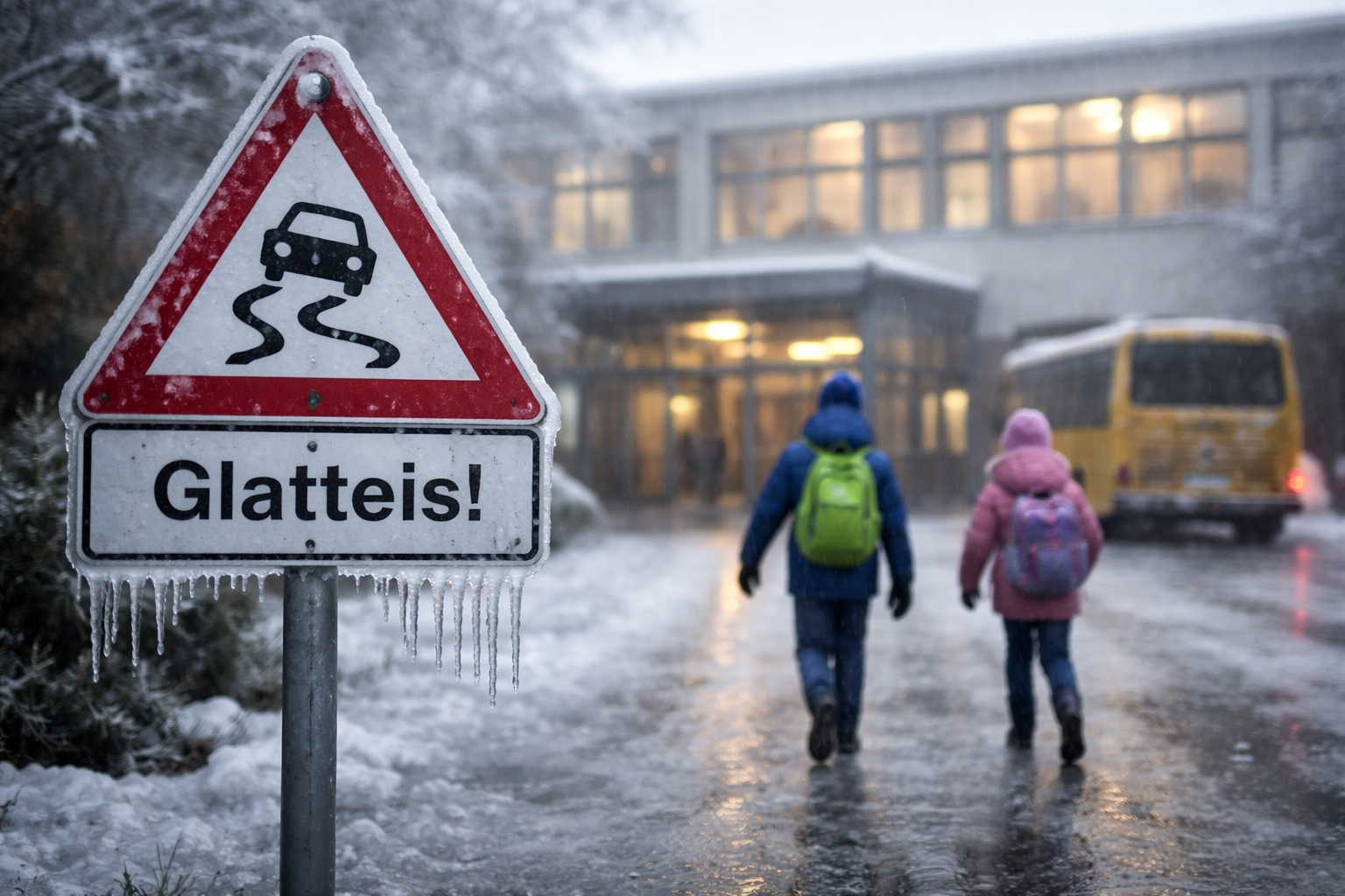 Severe Freezing Rain Threat Prompts School Disruption Decisions Across NRW and Neighboring States