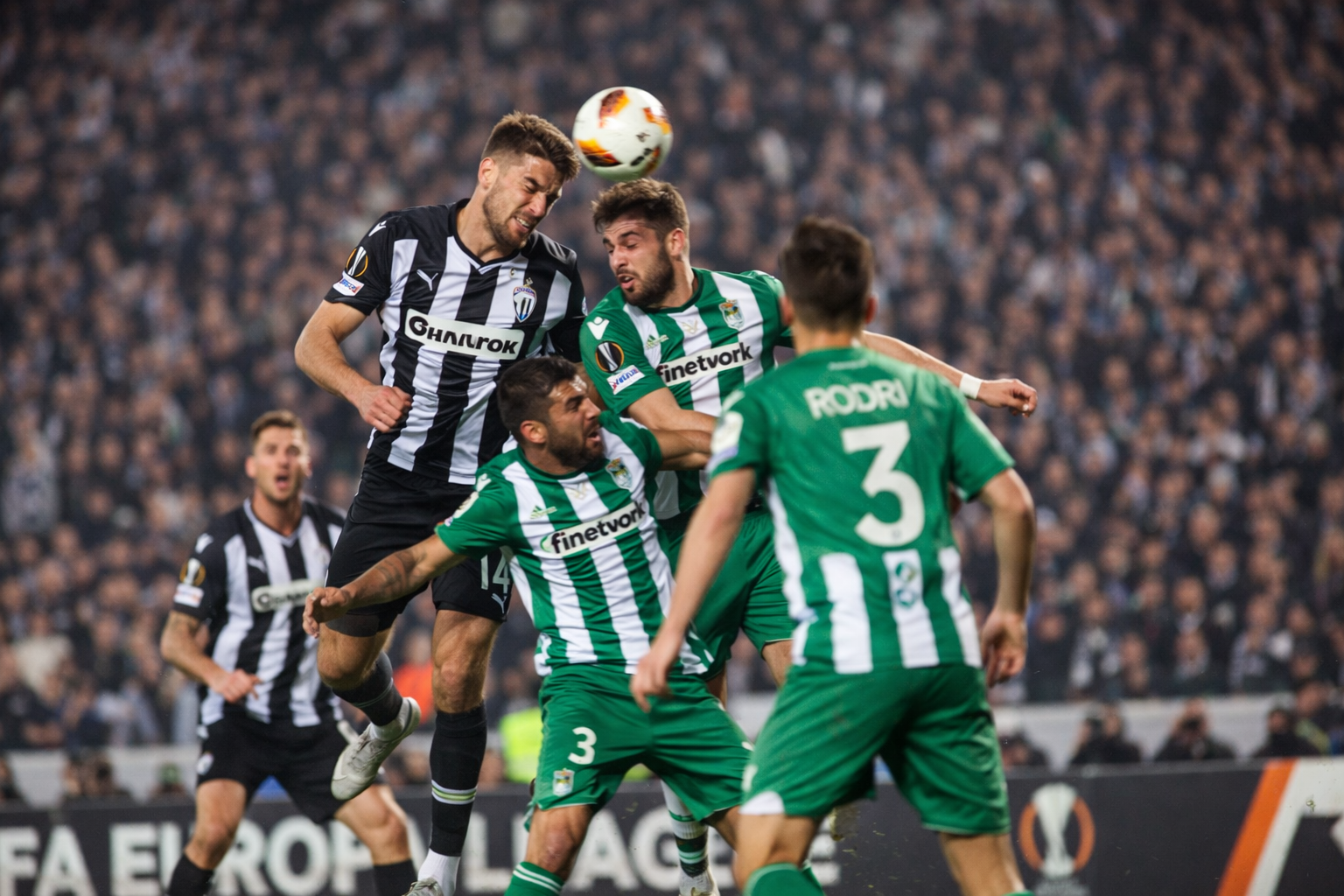 PAOK Defeats Real Betis 2–0 in UEFA Europa League Group Stage Match in Thessaloniki