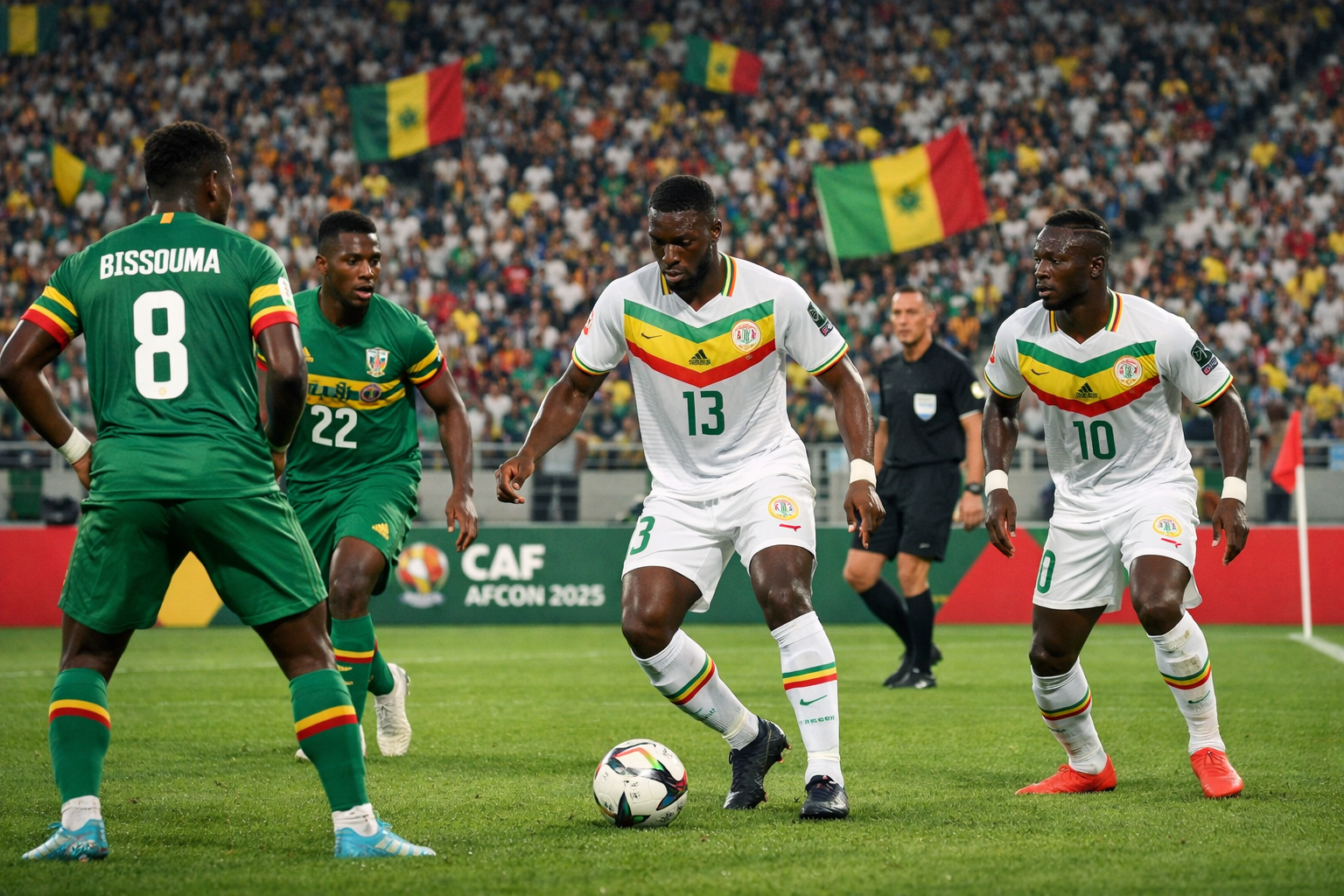Senegal Leads Mali 1–0 in Africa Cup of Nations 2025 Quarter-Final in Tangier (Live)