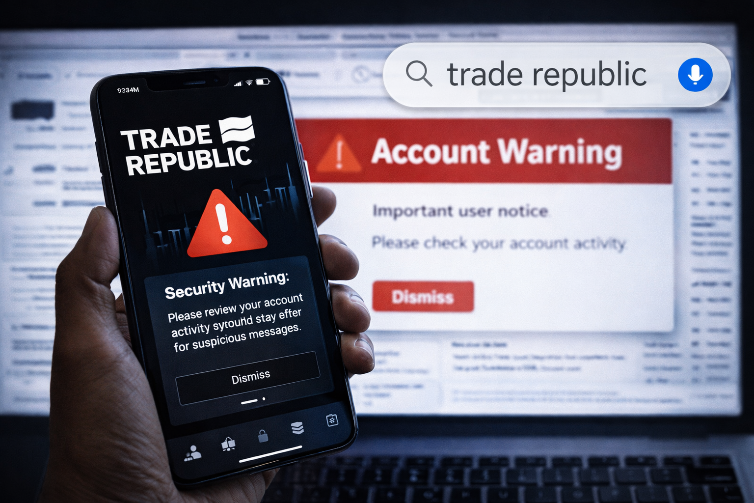 Ongoing: Trade Republic Issues Warning to Users Following Surge in Account-Related Issues