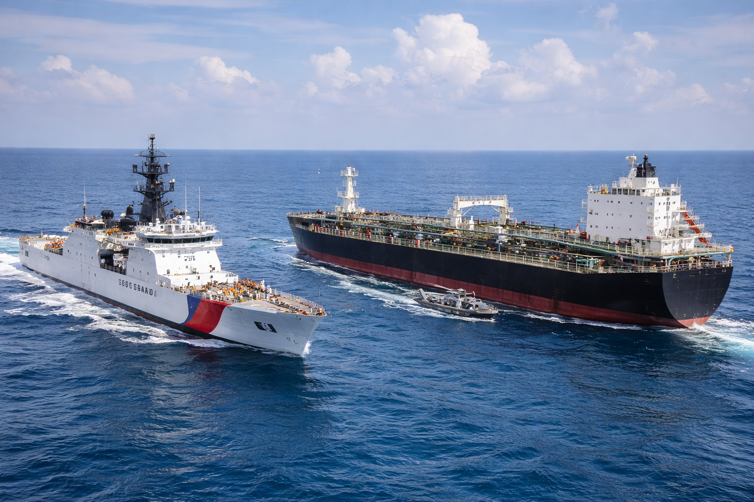 U.S. Military Ongoing Seizure of Fifth Oil Tanker in the Caribbean as Part of Expanded Enforcement Effort