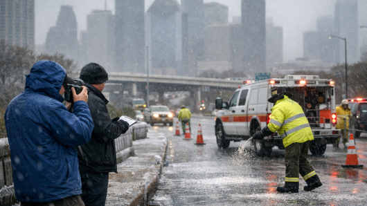 Winter Storm Watch, Extreme Cold Watch Issued Across Southeast Texas Ahead of Weekend Arctic Blast