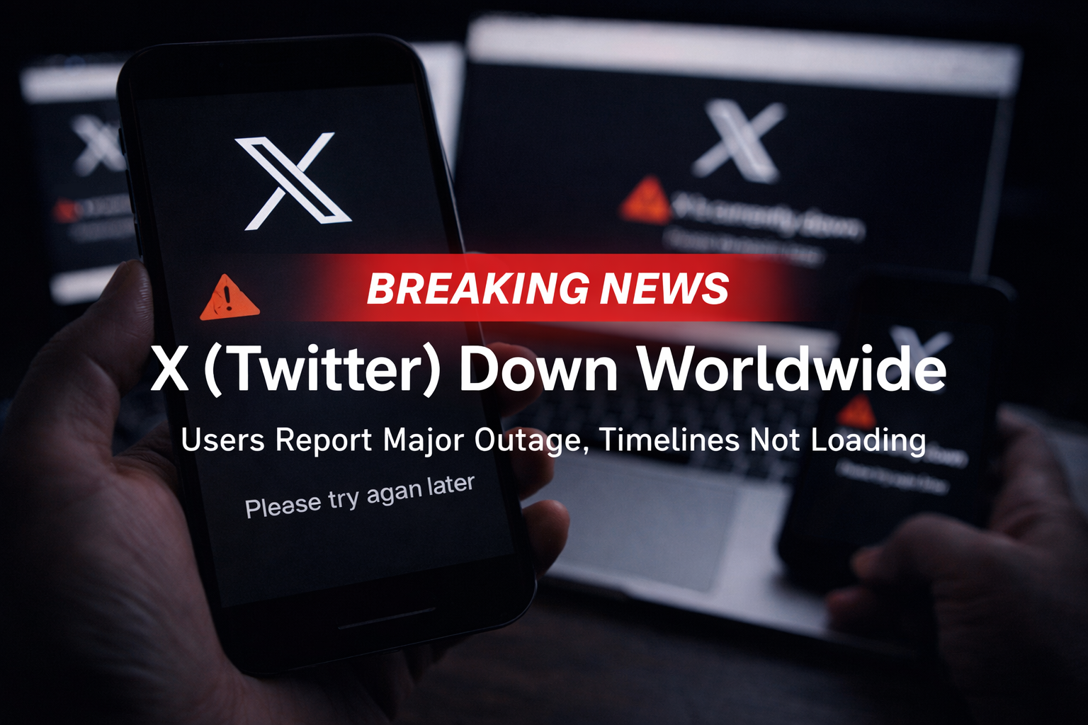 Is X (Twitter) Down Right Now? Major Global Outage Leaves Users Facing Blank Screens and Login Failures