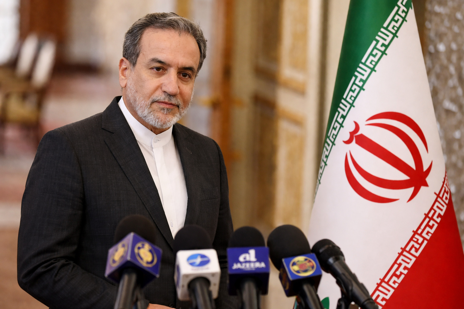 Iranian Foreign Minister Abbas Araghchi Says Iran Is Waiting for U.S. Action on Sanctions and Nuclear Talks